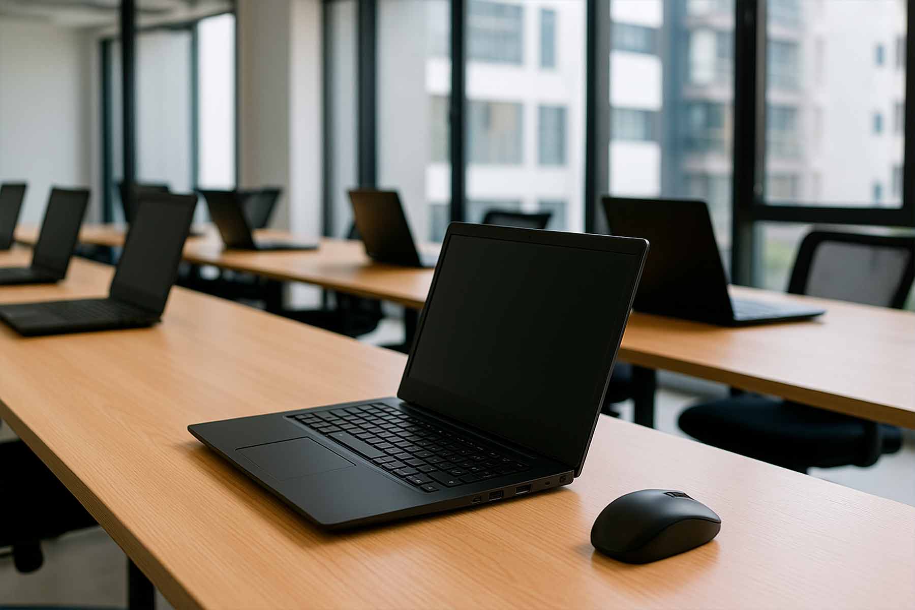 Como o aluguel de notebooks melhora treinamentos e workshops